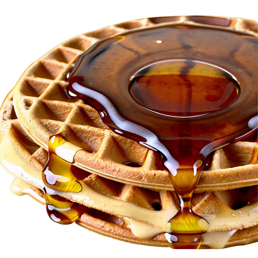 Maple Syrup Waffle Png Elw13