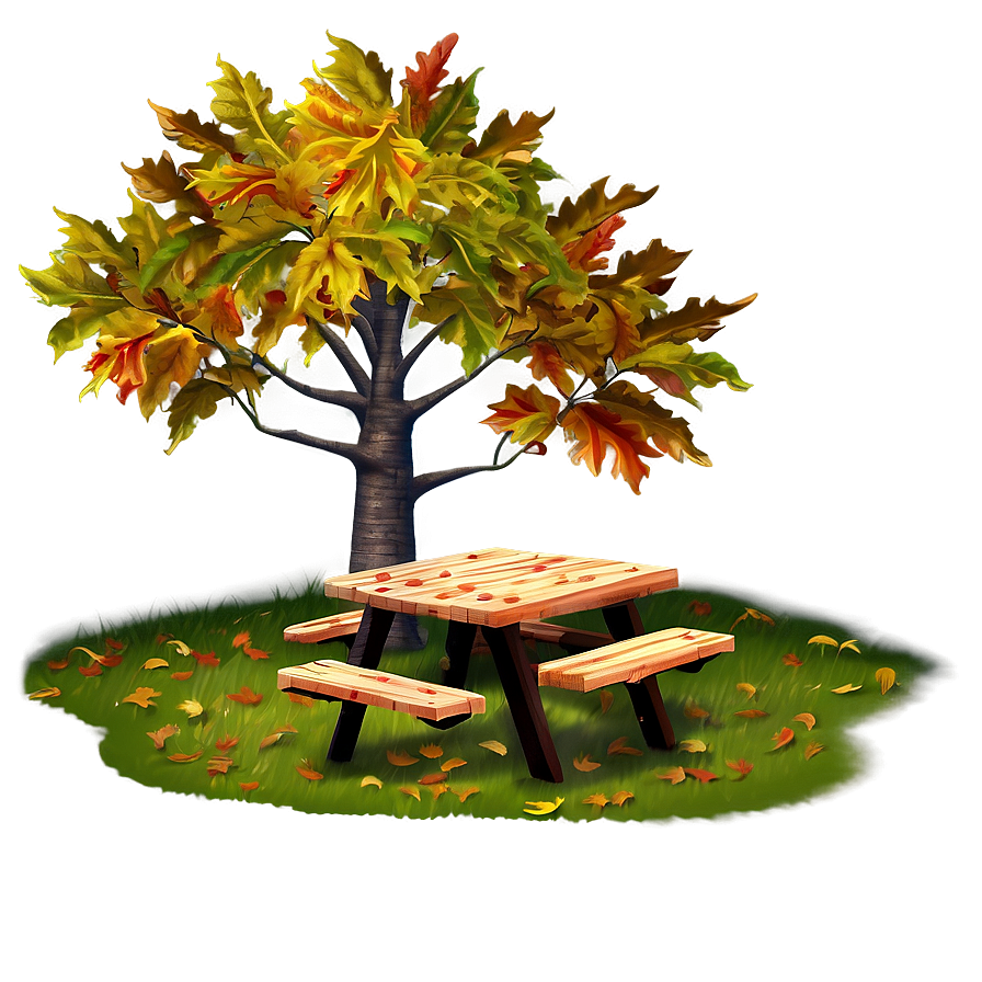 Maple Tree With Picnic Area Png 14