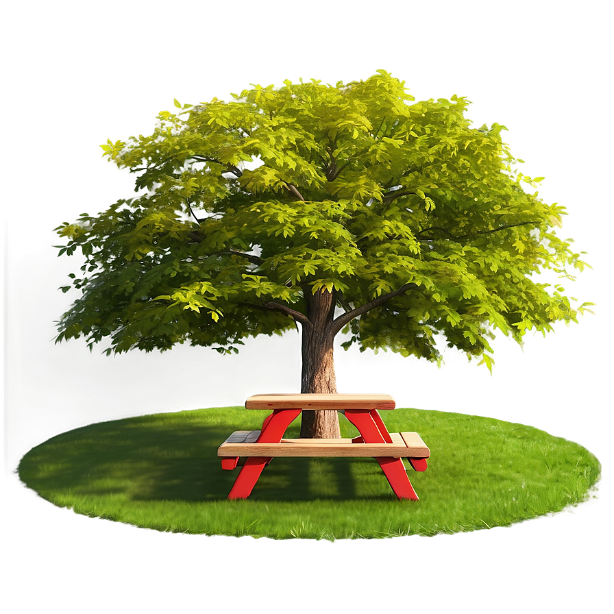 Maple Tree With Picnic Area Png Idx