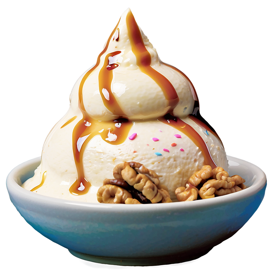 Maple Walnut Ice Cream Sundae Png 98