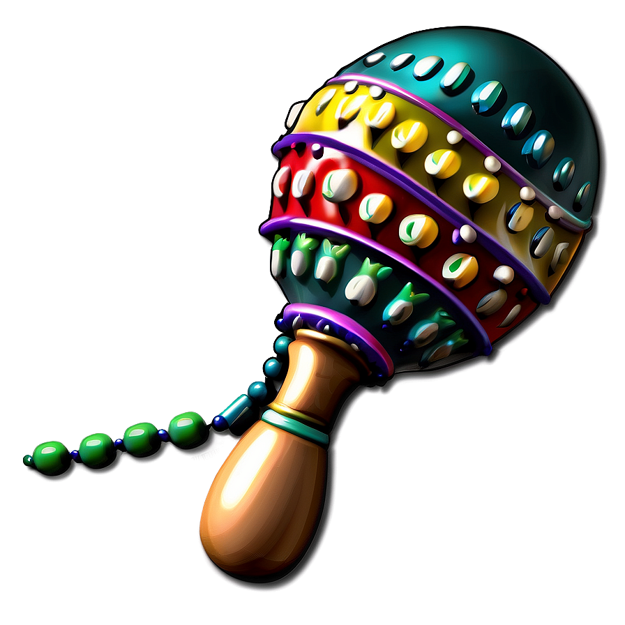 Maraca With Beads Png Fqn74