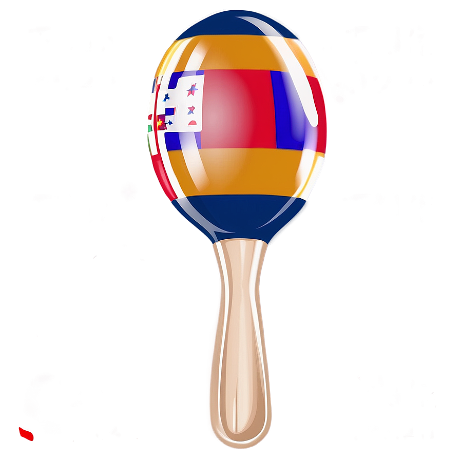 Maraca With Flags Png Vtj10