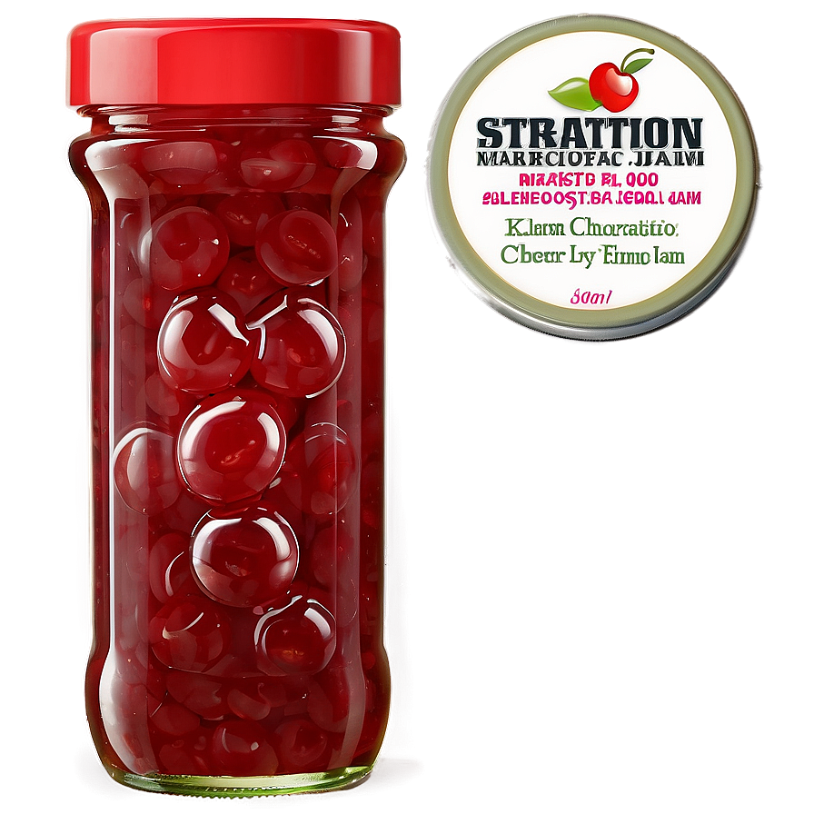Maraschino Cherry Jam PNG 06112024 PNG with transparent background