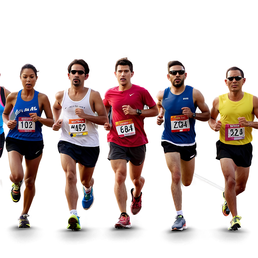Marathon Run PNG 64 PNG image with a transparent background, free high-resolution download