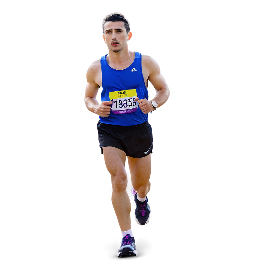 Marathon Runner PNG 64 PNG with transparent background
