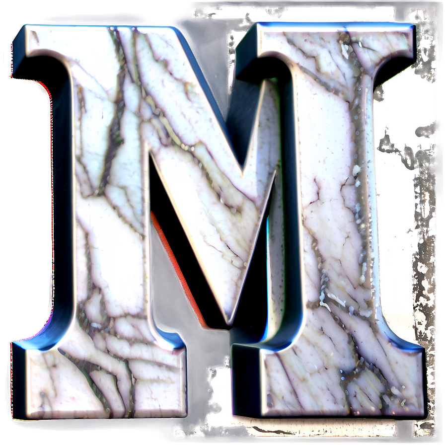 Marble Letter M Png Mnb32