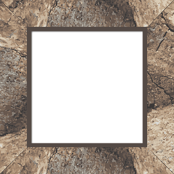 Marble Texture Frameon Wall PNG with transparent background