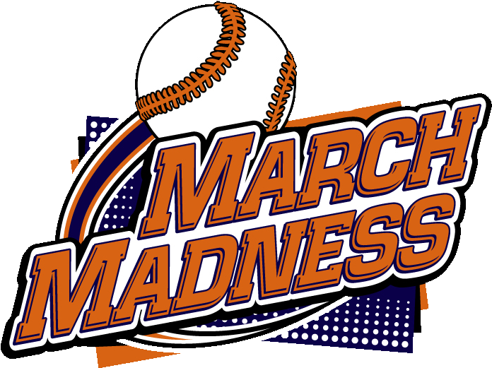 March Madness Logowith Baseball