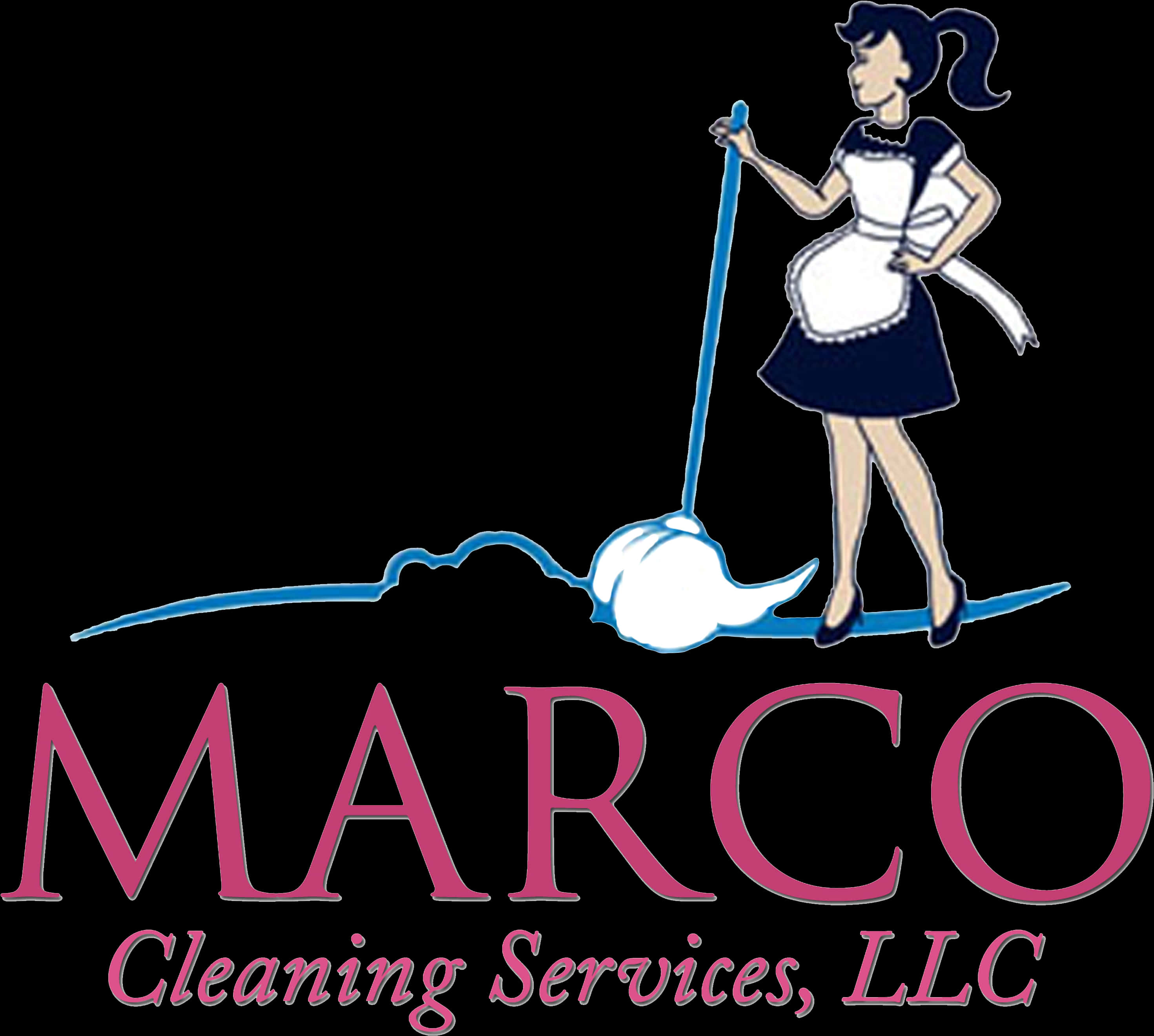 Marco Cleaning Services Logo PNG with transparent background