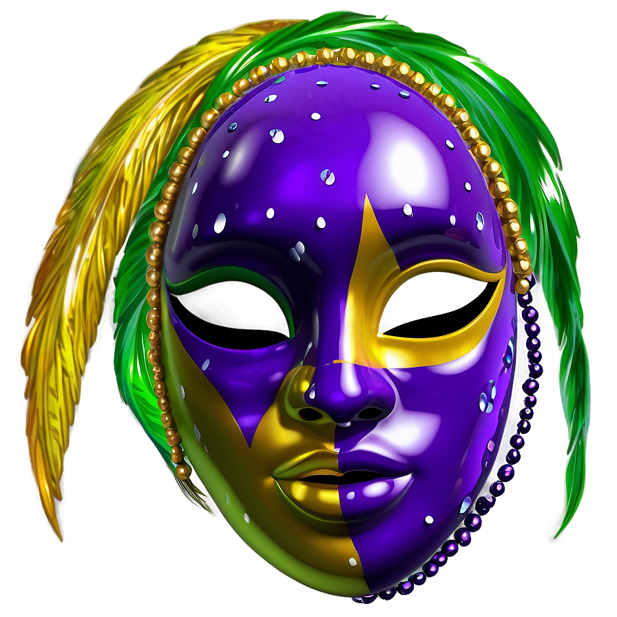 Mardi Gras Mask PNG 05042024 PNG image with a transparent background, free high-resolution download