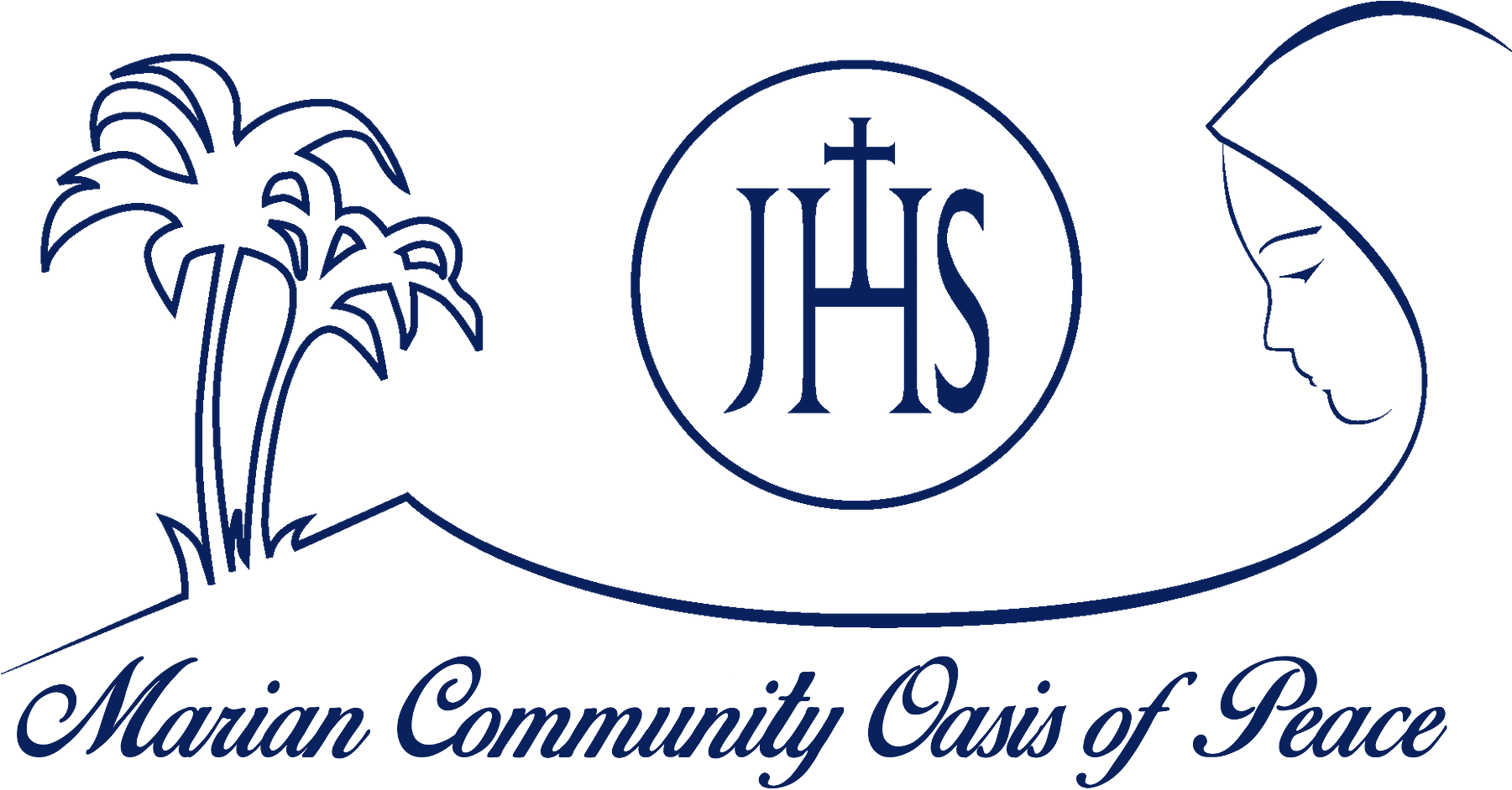 Marian Community Oasisof Peace Logo PNG with transparent background