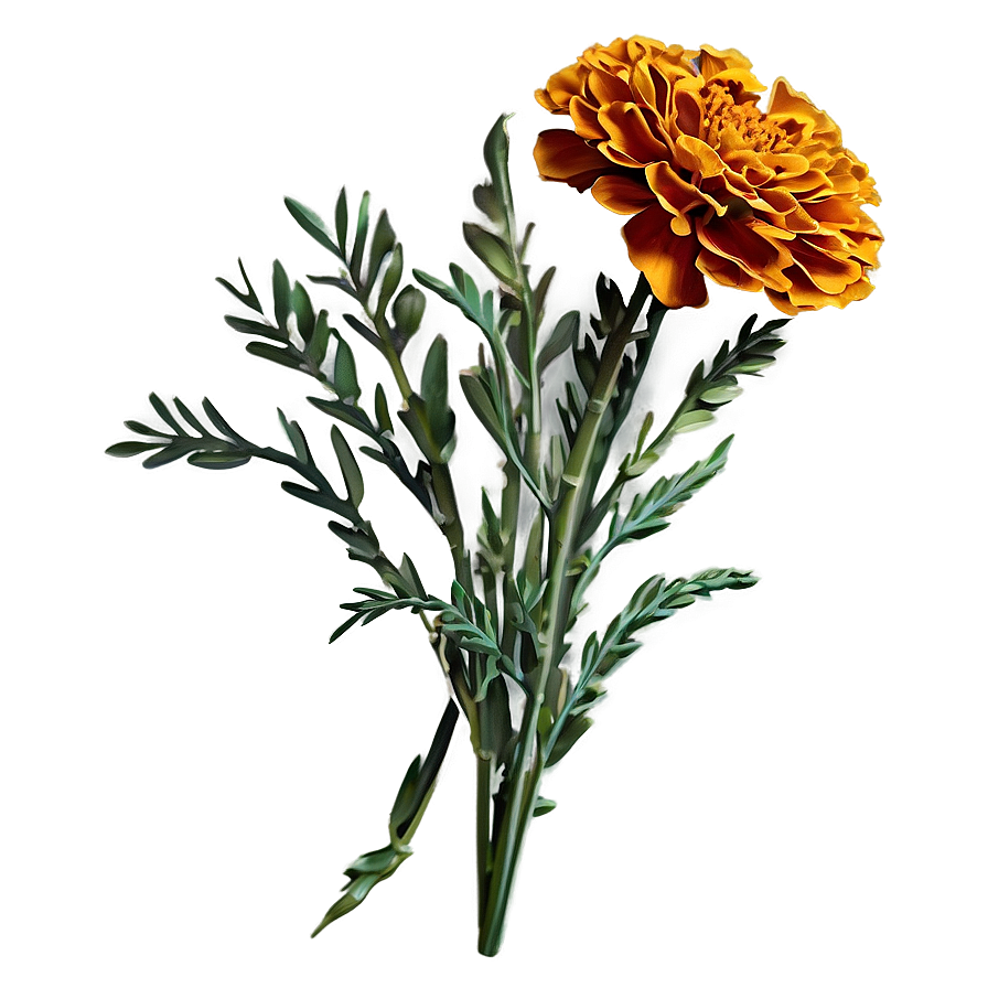 Marigold Bouquet PNG 06112024 PNG with transparent background