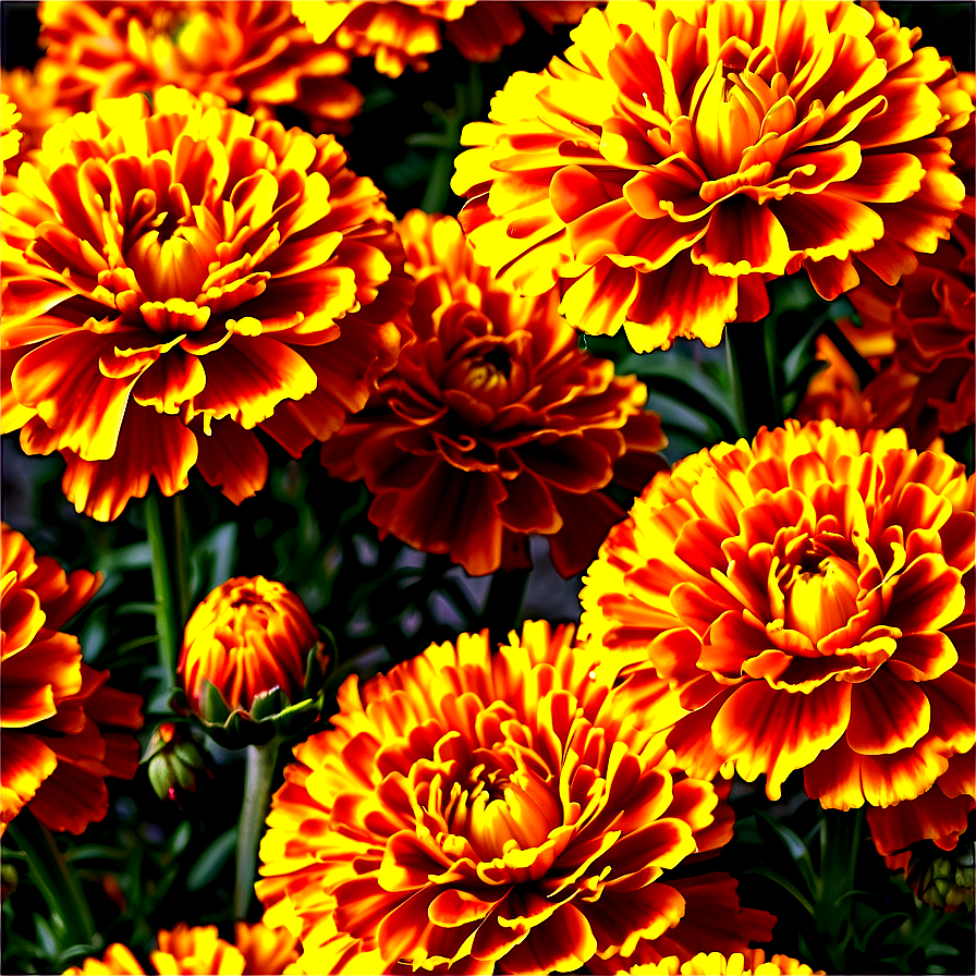 Marigold Close-up Png 20