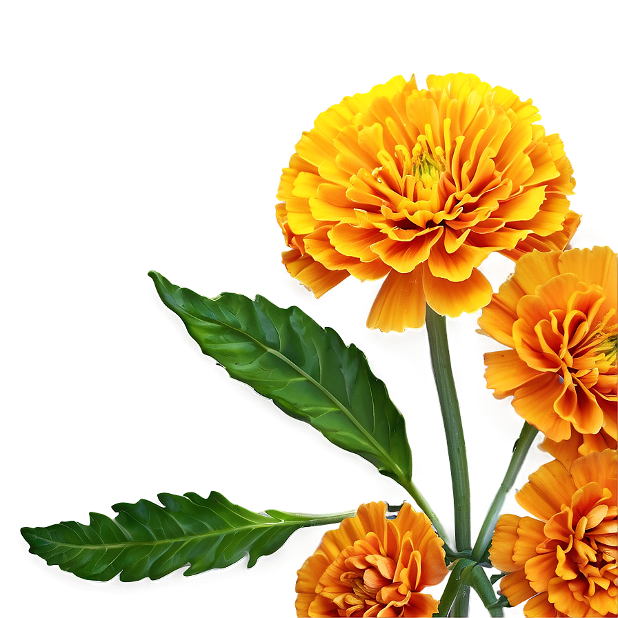 Marigold Close-up Png Cwb