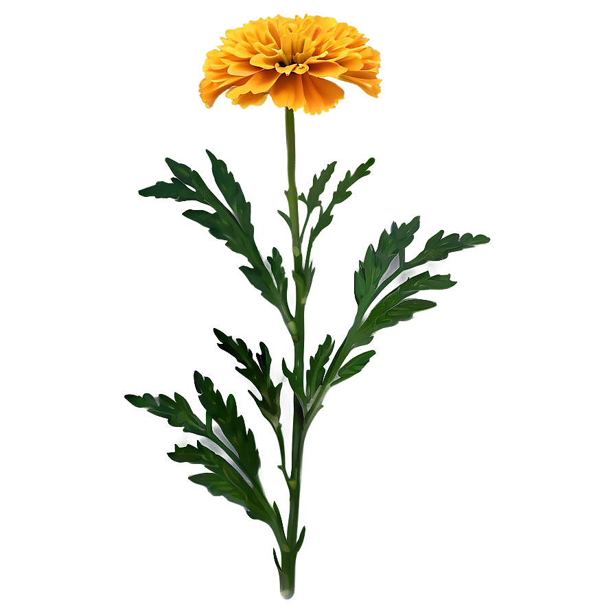 Marigold Flower PNG 06112024 PNG with transparent background