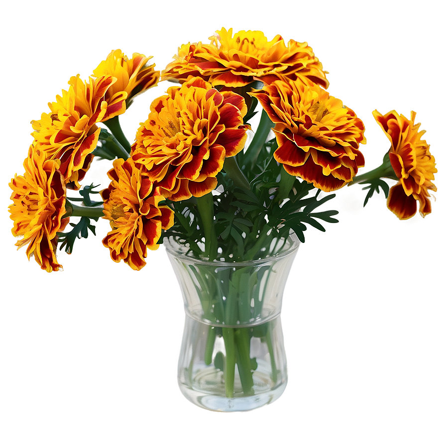 Marigold In Vase Png Woj