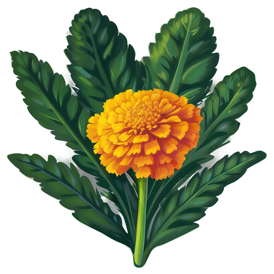 Marigold Seed Packet Png 06112024