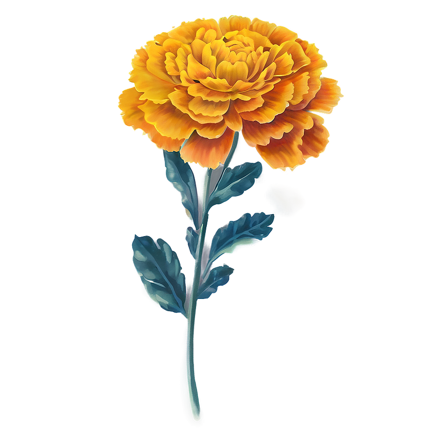 Marigold Vintage Png 06112024