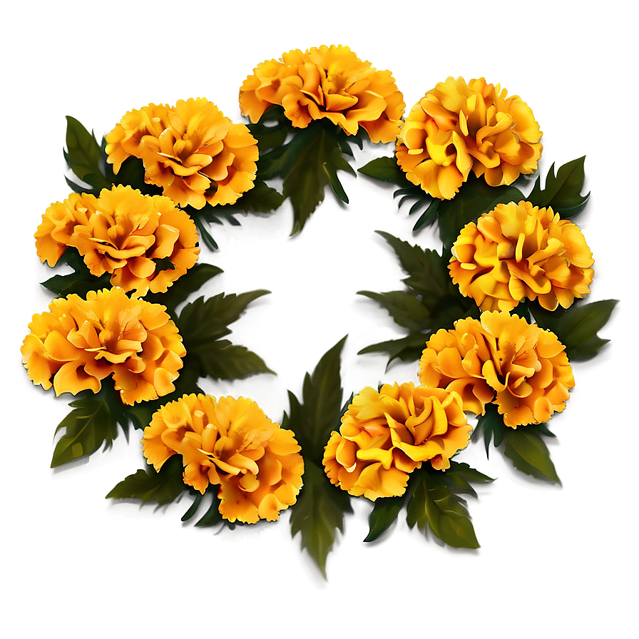 Marigolds for Day of the Dead PNG jkj PNG with transparent background
