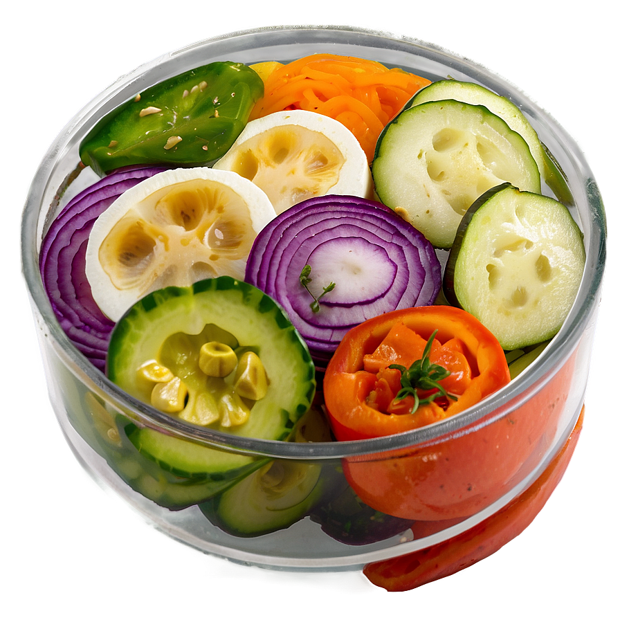 Marinated Vegetables Png Rld