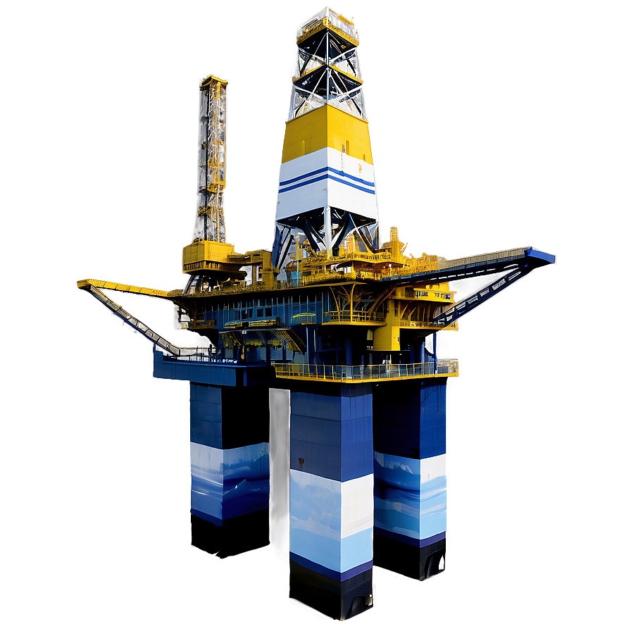 Marine Oil Drilling Rig Png 31