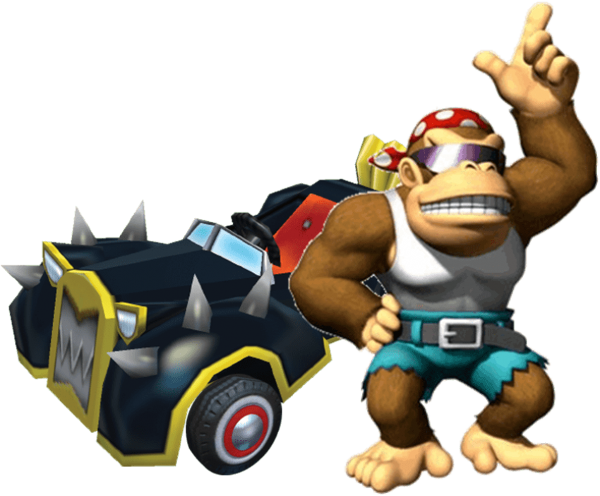 Mario Kart Funky Kong , Png Download - Mario Kart 7 Funky Kong, Transparent Png PNG with transparent background