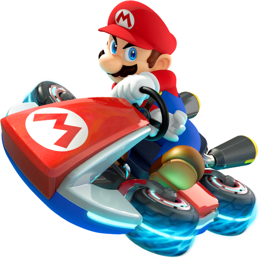 Mario Driving Png Image - Mario De Mario Kart 8, Transparent Png PNG with transparent background