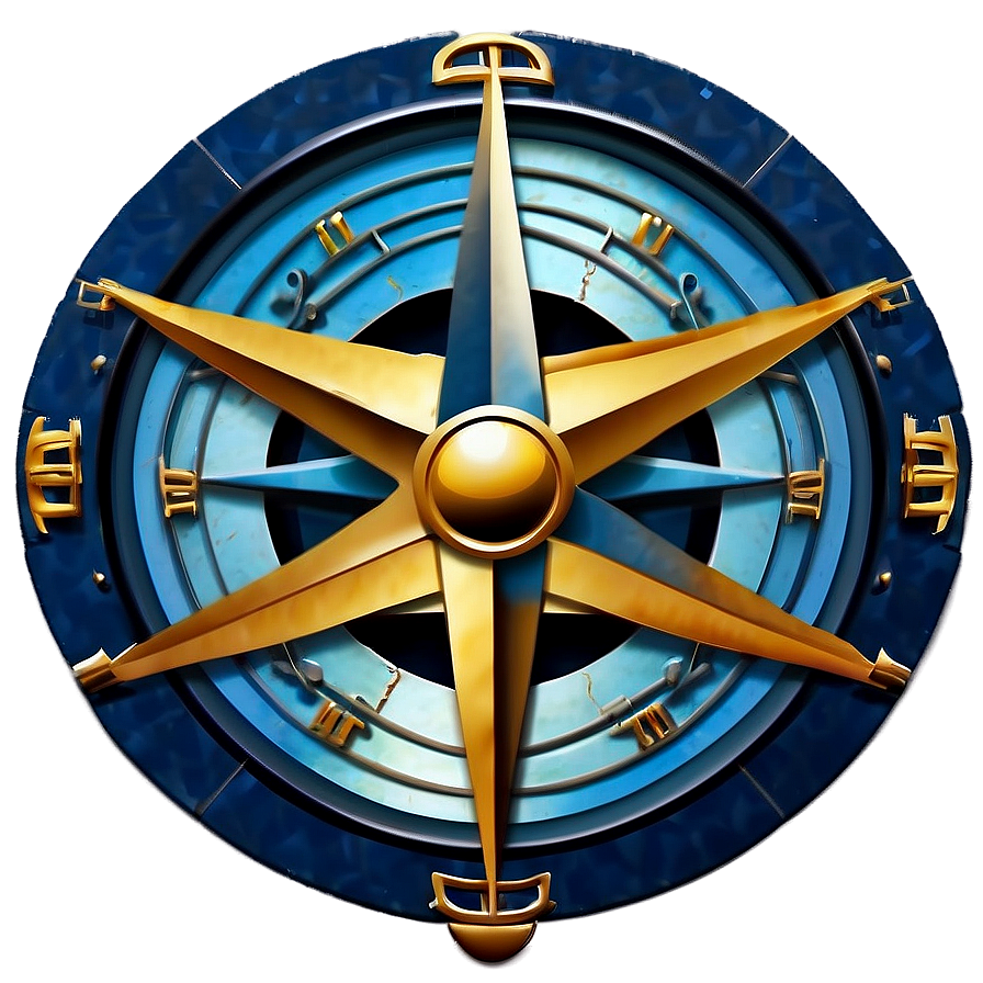 Maritime Compass Rose Symbol PNG 79 PNG with transparent background