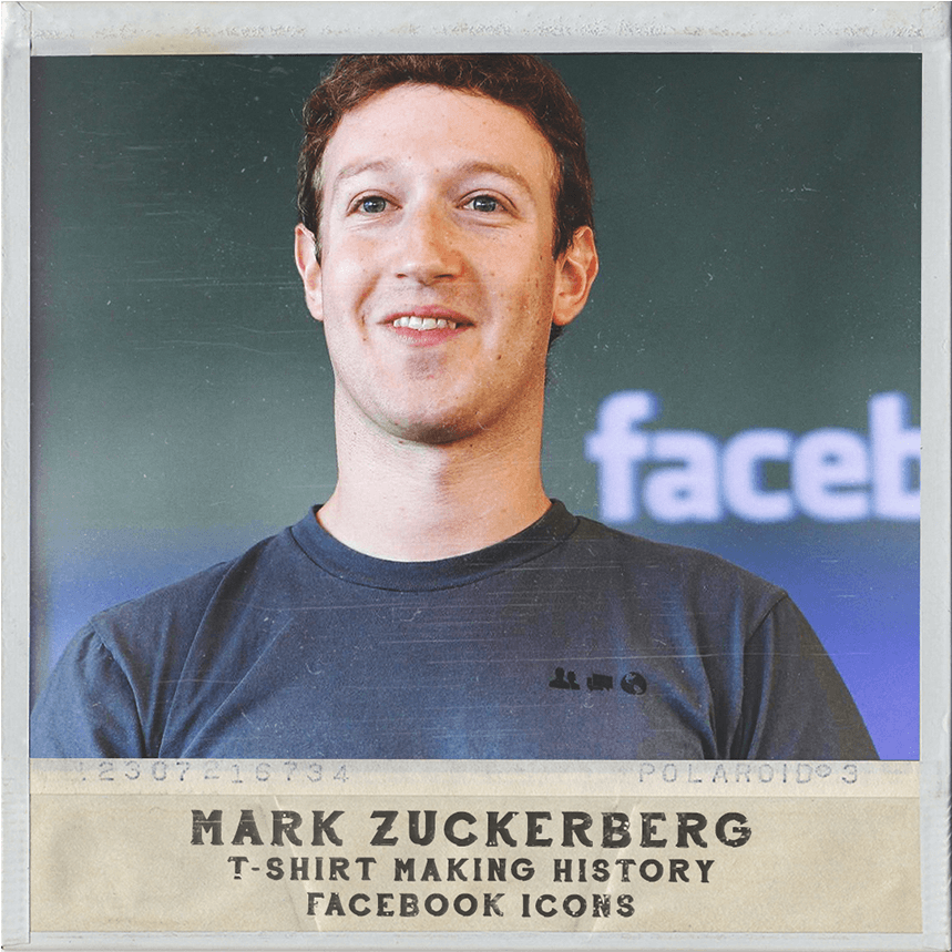 Mark Zuckerberg Facebook Iconic Tshirt