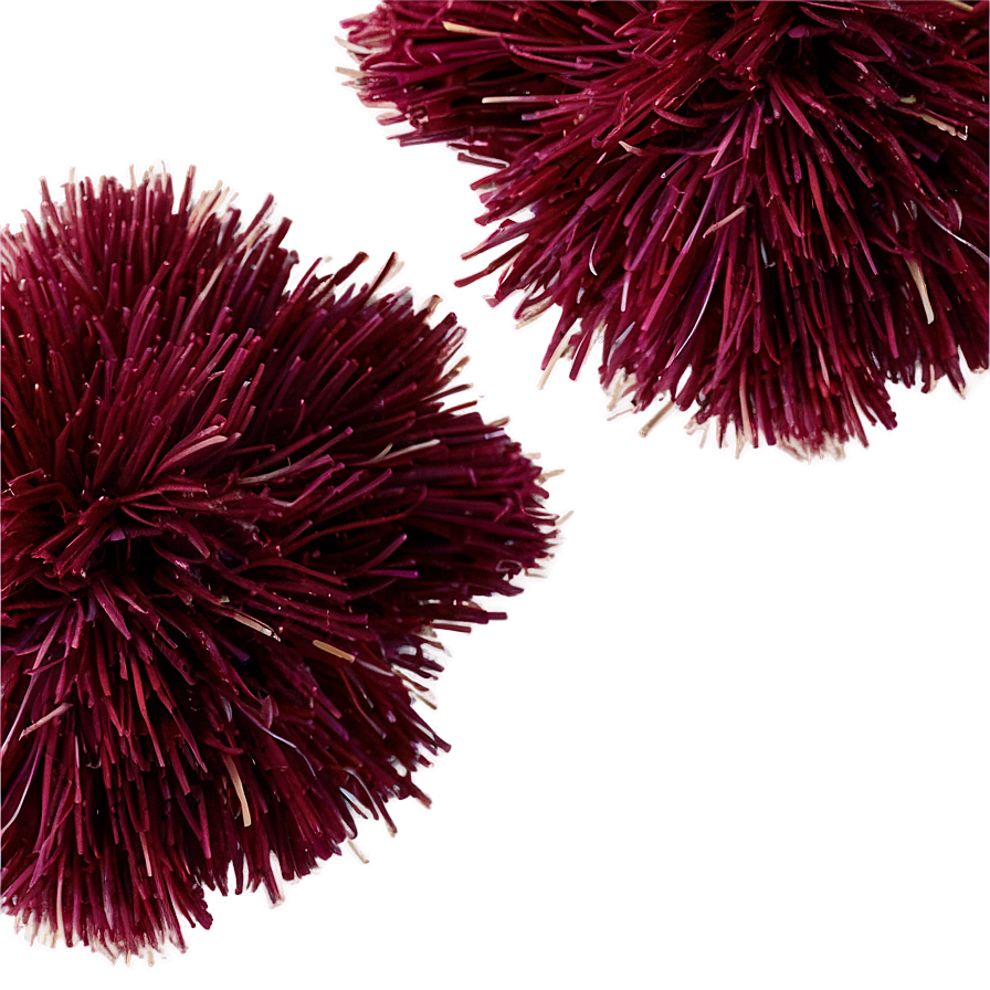 Maroon Pom Poms Png Vfr