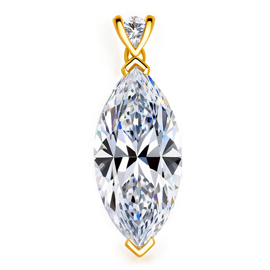 Marquise Diamonds Charm Png Iah