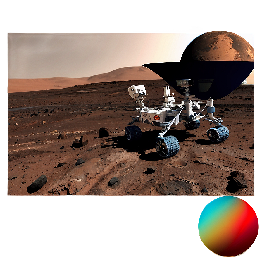 Mars Landscape With Rover Png 06212024