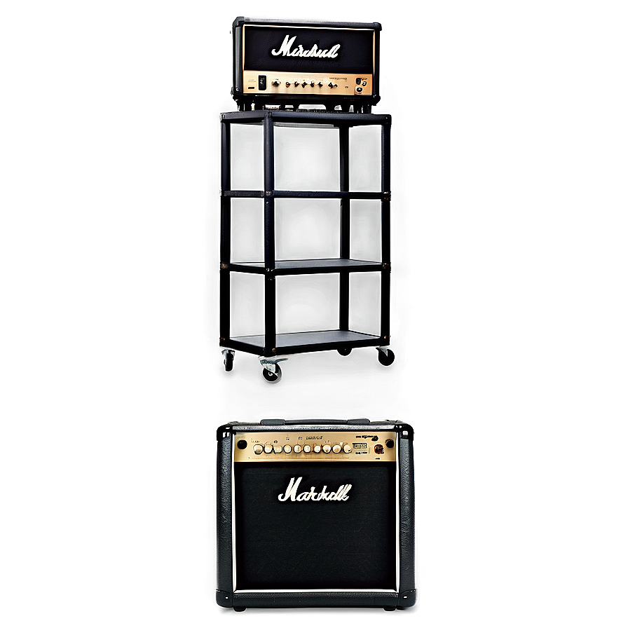 Marshall Amp Setup PNG 06232024 PNG with transparent background