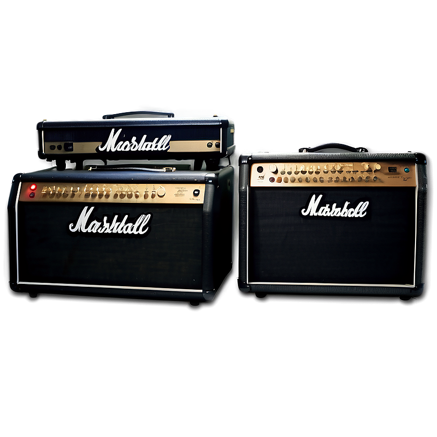 Marshall Amp Setup PNG ewj PNG with transparent background