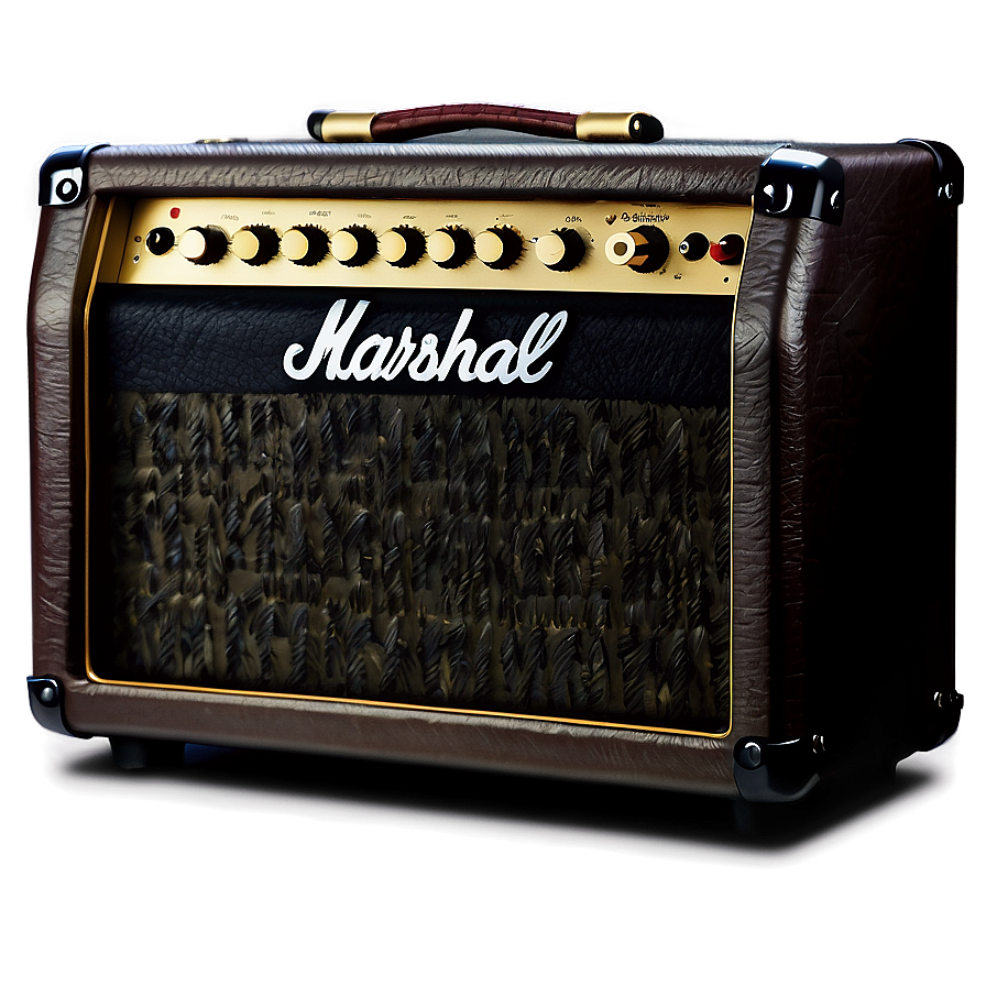 Marshall Amp With Guitar Png 06232024