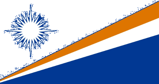 Marshall Islands Flag PNG with transparent background
