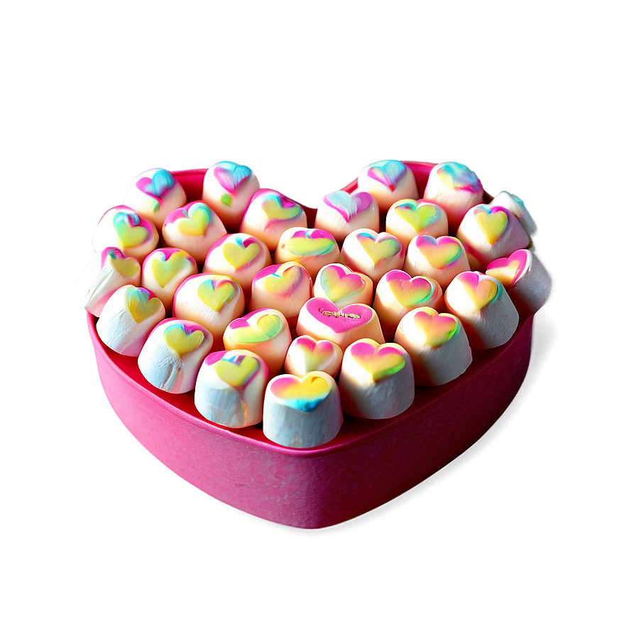 Marshmallow Heart PNG 78 PNG with transparent background