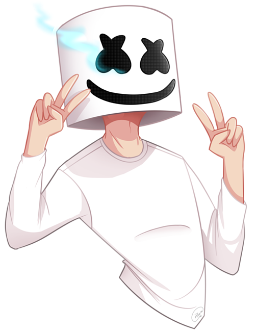 Marshmello Fanart, HD Png Download PNG with transparent background