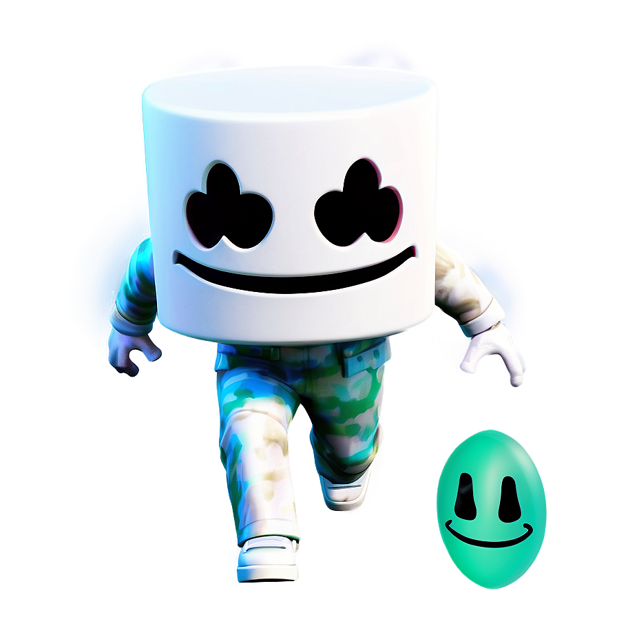 Marshmello Cosmetic Fortnite PNG 06252024 PNG with transparent background