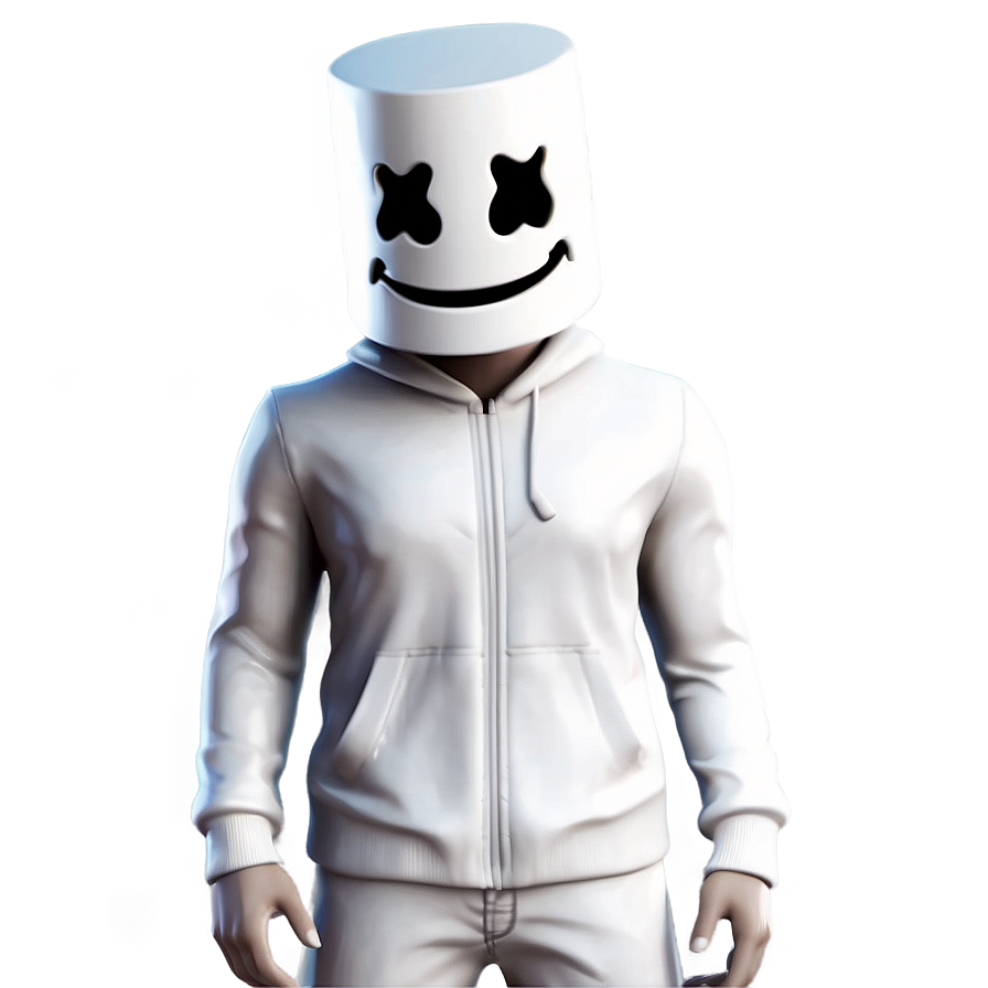 Marshmello Exclusive Fortnite Skin PNG ijd57 PNG image with a transparent background, free high-resolution download