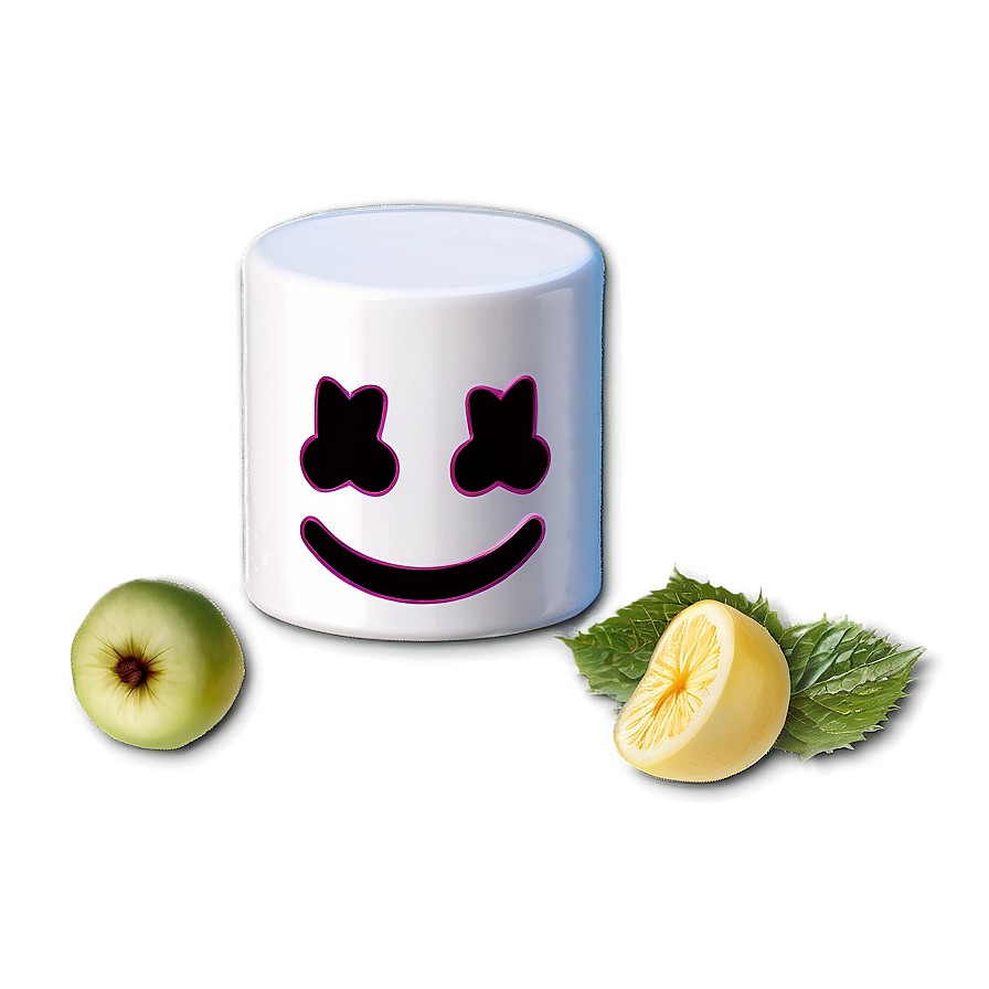 Marshmello Face Emoji Png Iet