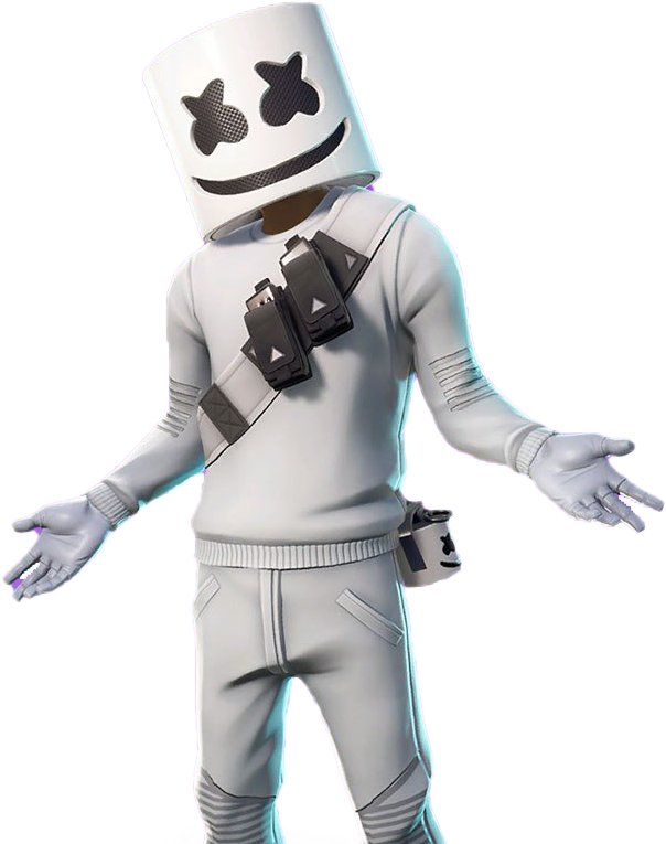 Marshmello Fortnite Skin Pose