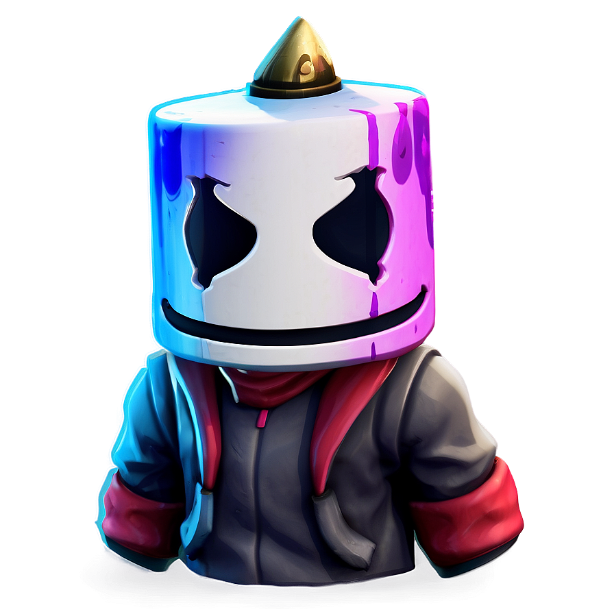 Marshmello Fortnite Spray Png 30