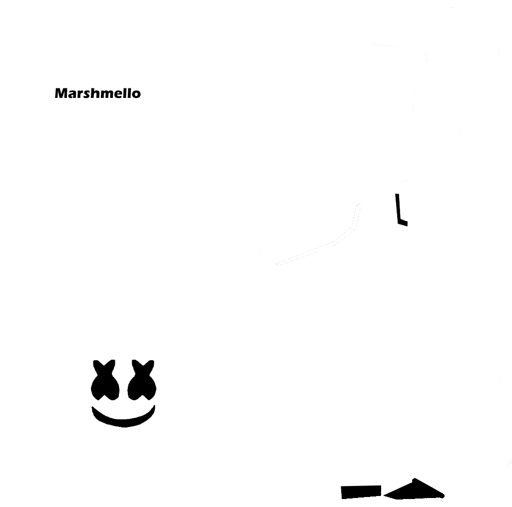 Marshmello Helmet Papercraft Template