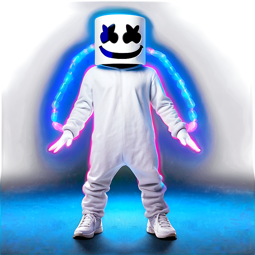 Marshmello Neon Lights Png Hsh