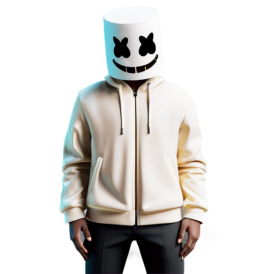 Marshmello Skin Fortnite PNG 06252024 PNG image with a transparent background, free high-resolution download