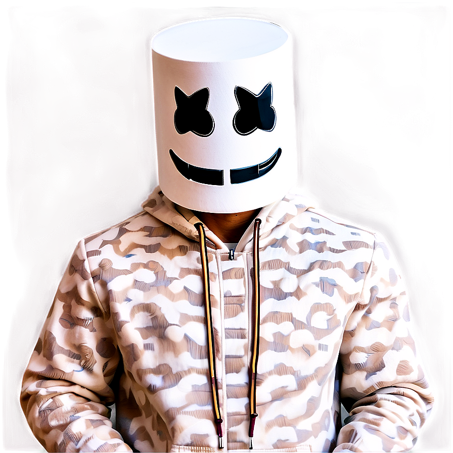 Marshmello Unique Pose Png 72