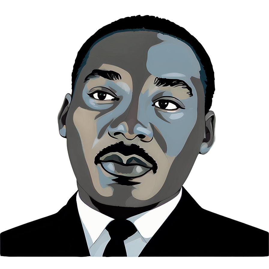 Martin Luther King Jr Peaceful Leader Png Hjl