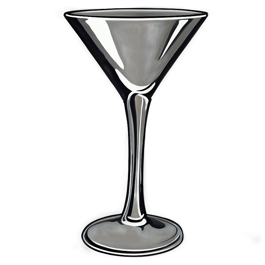 Martini Art Deco Style Png Uoe