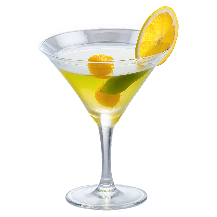 Martini With Citrus Zest Png Hoq